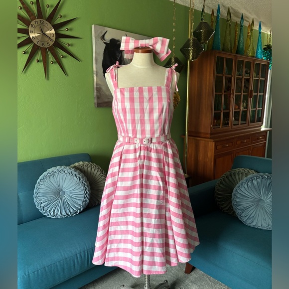 Vixen by Micheline Pitt Dresses & Skirts - Vixen by Micheline Pitt Gingham dress